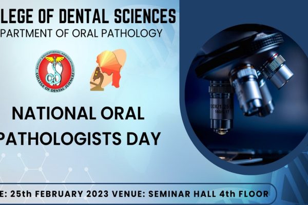 National Oral Pathologists Day 25-02-2023